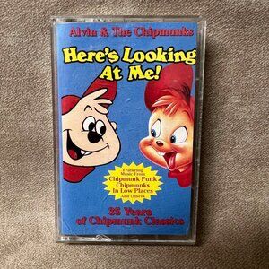 Alvin & The Chipmunks 1993 Sony Here's Looking At Me Cassette  "35 Years"